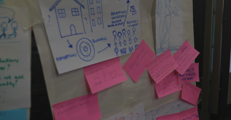 Sketching co-production: snapshot of responses to the drawing exercise